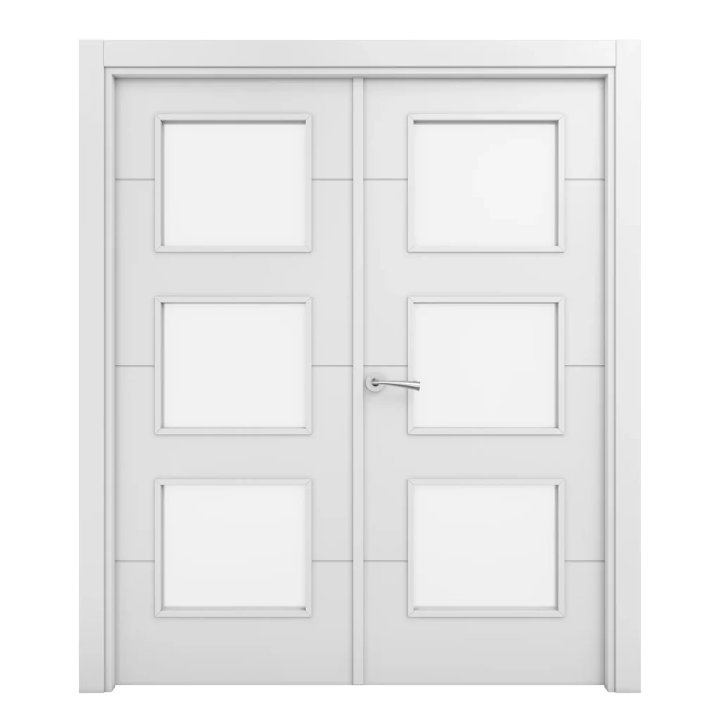 Puerta Doble 3R Blanco Lacado 3V