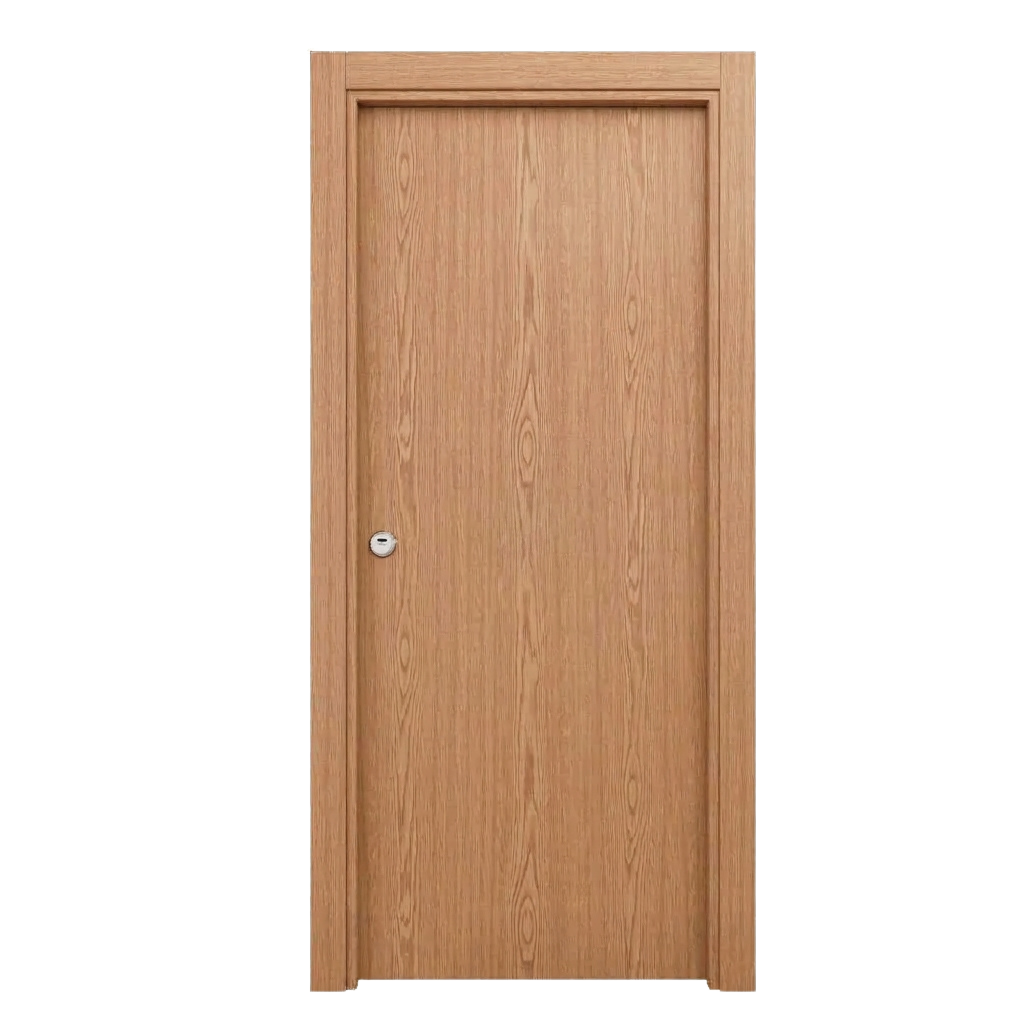 LAMINADA PUERTA ENTRADA ROBLE PORO POMO